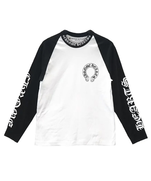 홀스슈 로고 롱 슬리브 티셔츠