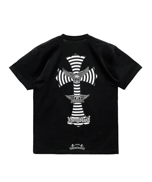 포티 영블러드 에어로우스미쓰 크로스 숏슬리브 티셔츠