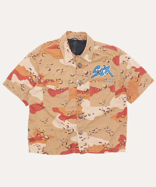 메티 보이 레코드 데저트 카모 셔츠