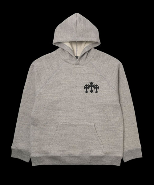 세메터리 크로스 패치 CH 백 로고 후드
