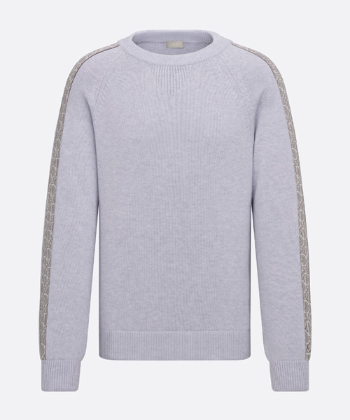 오블리크 인서트 스웨터