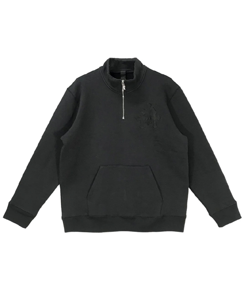 트리플 크로스 하프 지퍼 스웨트셔츠