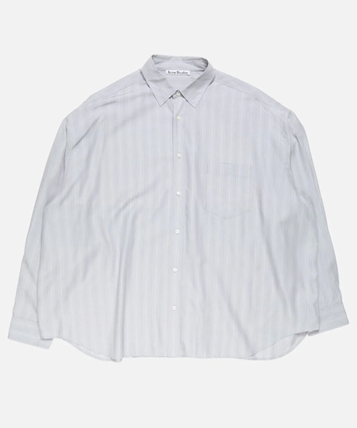 스트라이프 버튼업 셔츠