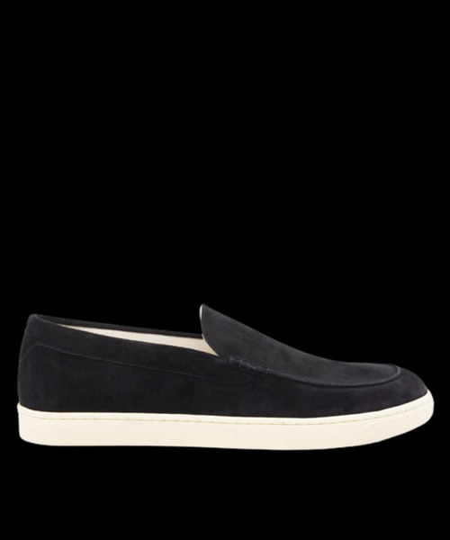 쉐브론 이펙트 스웨이드 로퍼