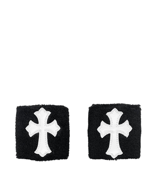 패턴 레더 세머테어리 스코스 패치 스웻 밴드