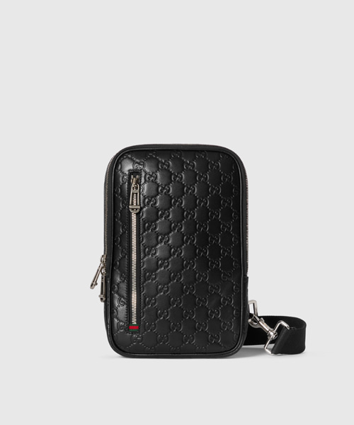 GG 엠블럼 스몰 크로스백