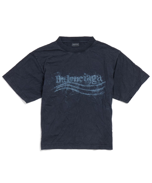 워시드 크레용 폴리티컬 미디엄 핏 티셔츠