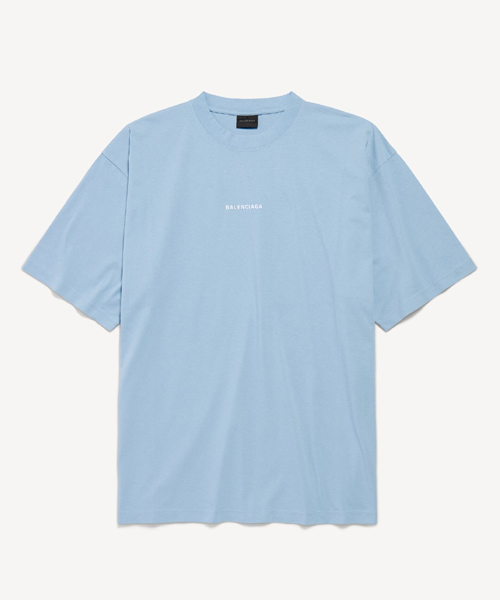 발렌시아가 백 미디엄 핏 티셔츠