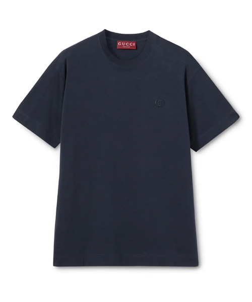 자수 코튼 저지 티셔츠