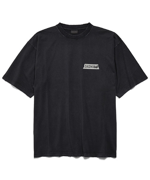 마스킹 테이프 미디엄 핏 티셔츠