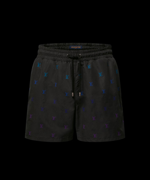 블라종 그라디언트 엠브로이더드 스윔 쇼츠