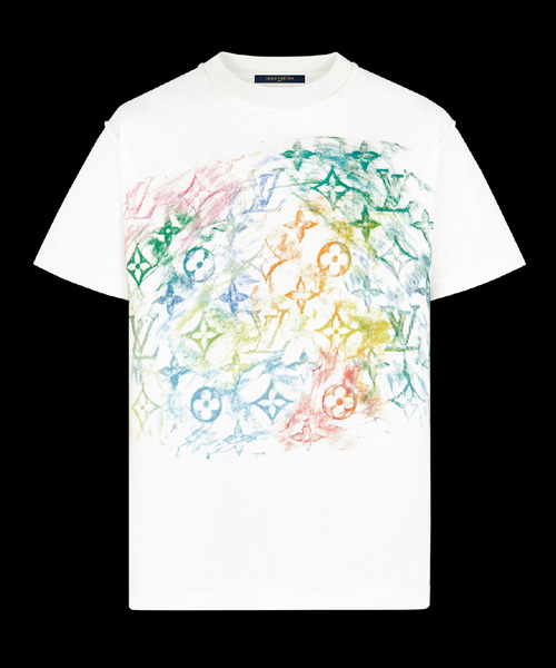 시그니처 멀티 로고 코튼 티셔츠