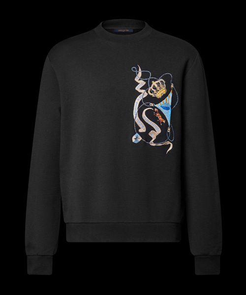 엠브로이더리 롱 슬리브 스웨트셔츠