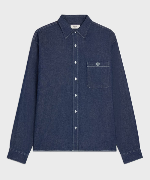 오버셔츠 - 코튼 데님