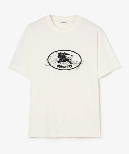 나이트 스탬프 코튼 티셔츠