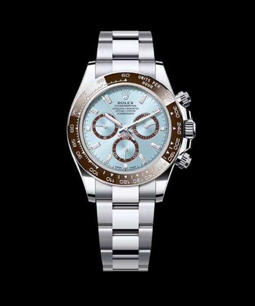 코스모그래프 데이토나 (플래티넘 / 아이스 블루 다이얼) 40mm