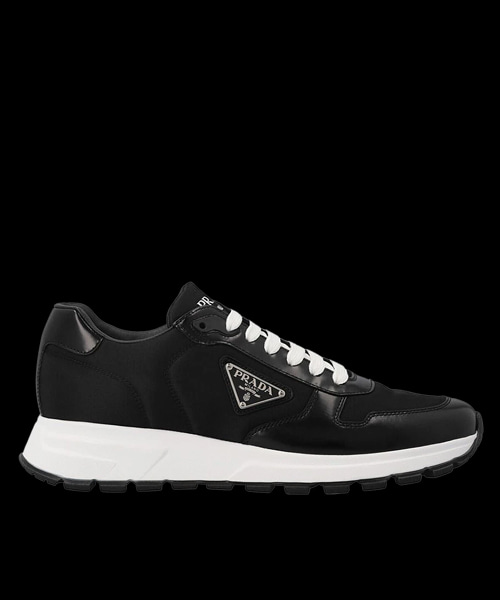 프랙스 01 리나일론 브러쉬드 가죽 스니커즈