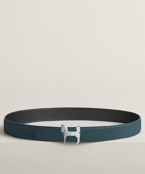 PANACHE 벨트 버클 리버서블 가죽 스트랩 32mm