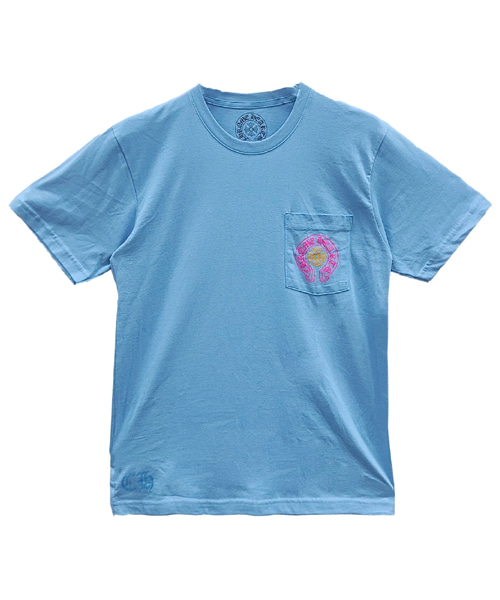 마이애미 익스클루시브 홀스슈 블루 숏 슬리브 티셔츠