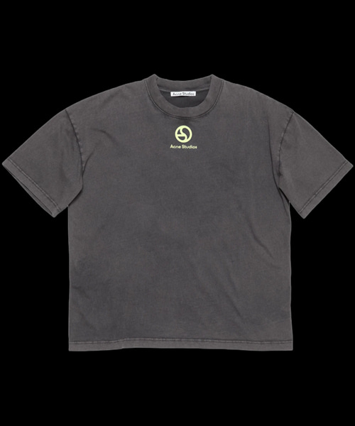 로고 숏 슬리브 코튼 티셔츠