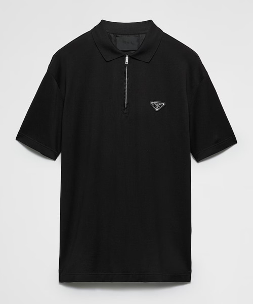 리나일론 디테일 피케 폴로 셔츠