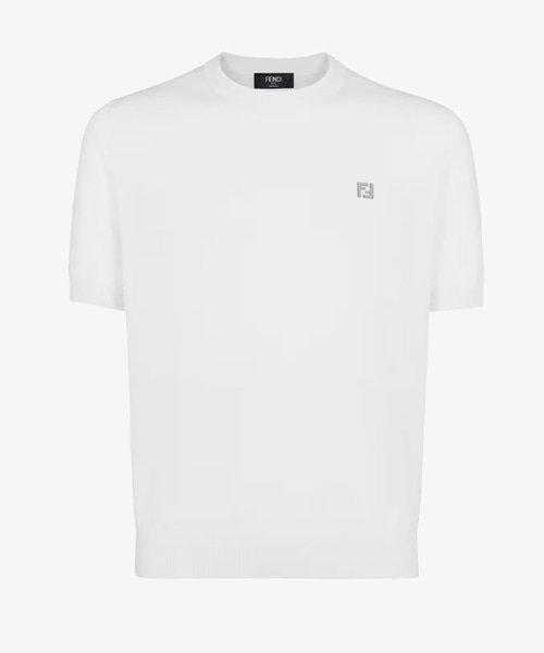 FF 패치 코튼 울 니트