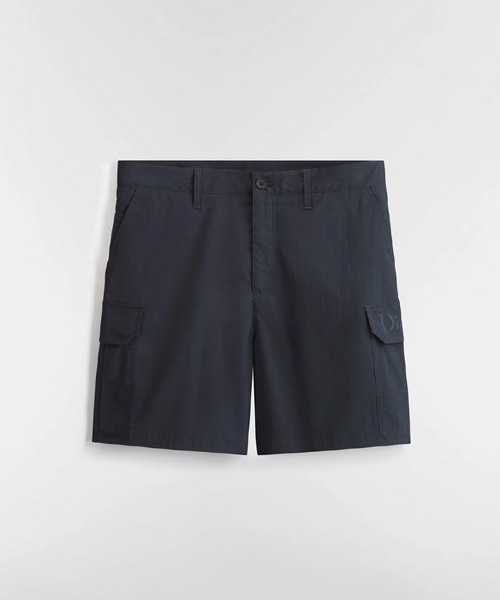 테크니컬 패브릭 자수 카고 쇼츠