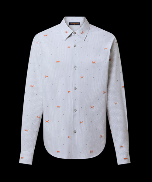 스트라이프드 필 쿠페 셔츠