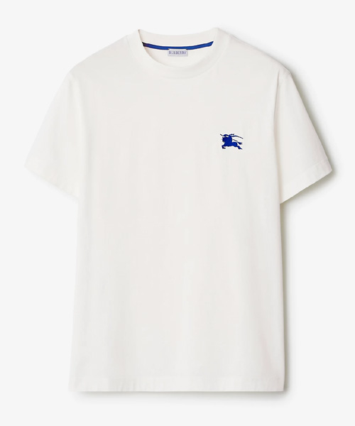 시그니처 자수 코튼 티셔츠