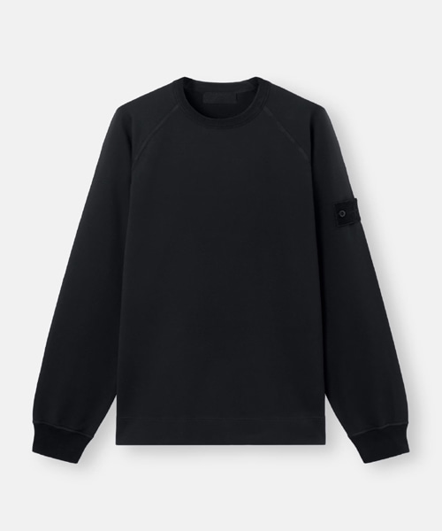 래글런 슬리브 레귤러 핏 크루넥 스웨트 셔츠