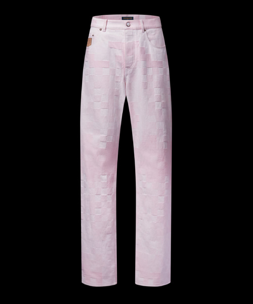 다모플라주 데님 스케이트 팬츠