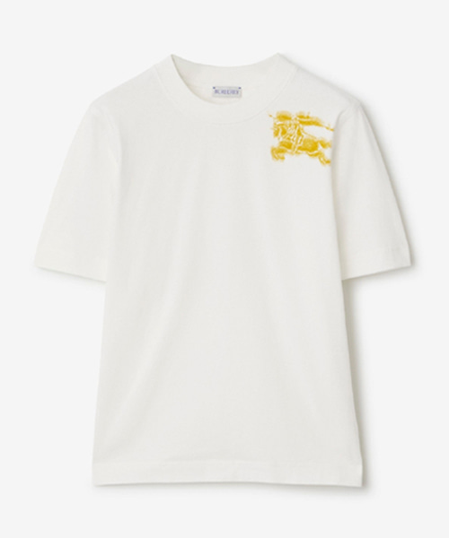 EKD 자수 코튼 티셔츠