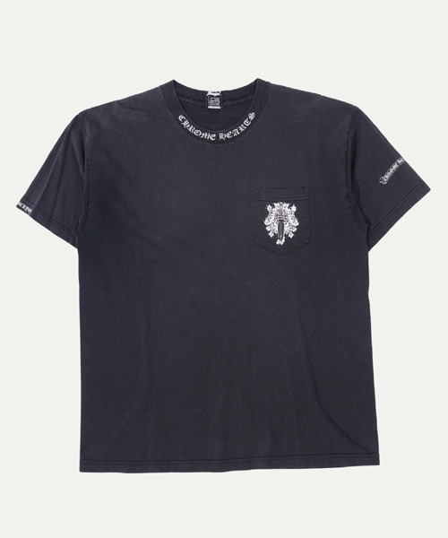 빈티지 대거 포켓 티셔츠