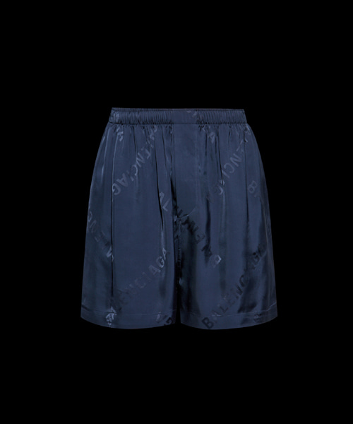 로고 패턴 버뮤다 쇼츠