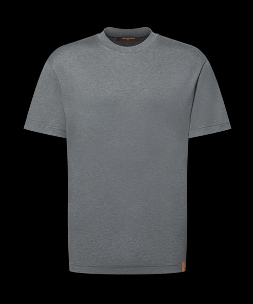 코튼 실크 숏 슬리브 티셔츠