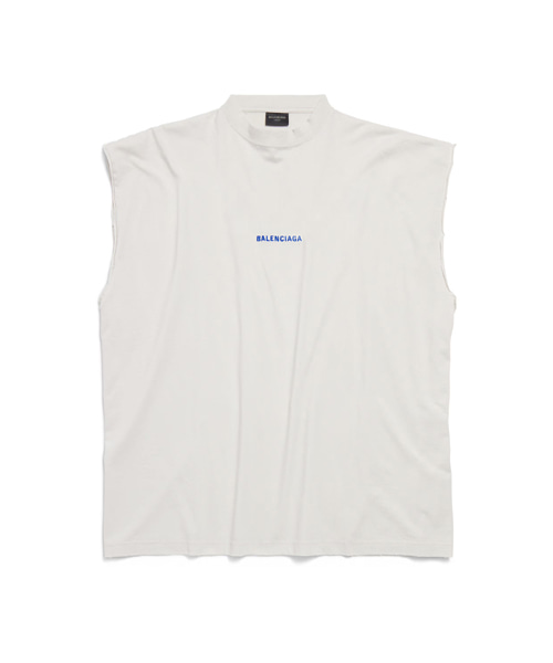 백 슬리브리스 티셔츠