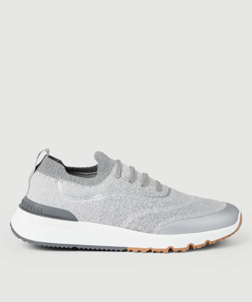 열접착 테이핑 디테일 테크노 코튼 니트 러너즈