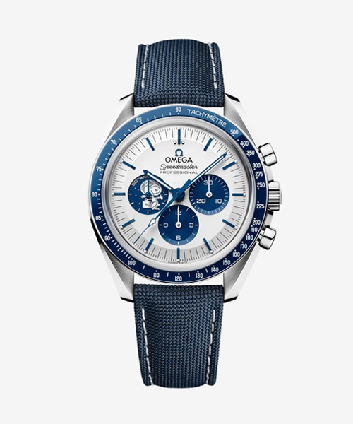 스피드마스터 실버 스누피 어워드 50주년 시리즈 코 액시얼 크로노미터 크로노그래프