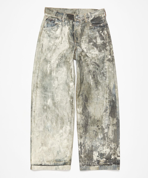 트롱프뢰유 스플래터 프린트 루즈핏 진 - 1981M