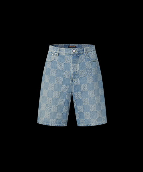 다미에 3D 라이트 데님 쇼츠