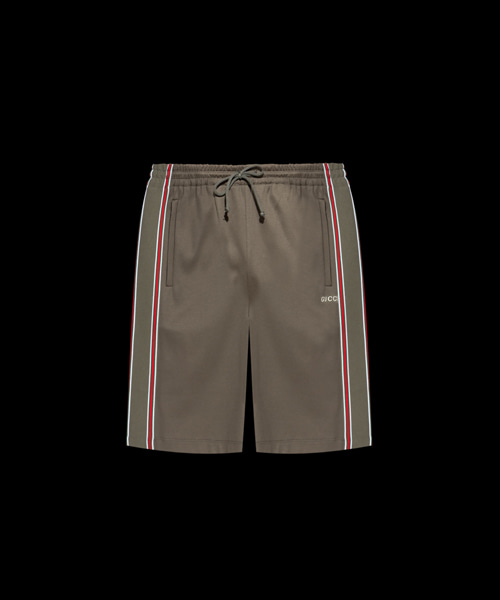 엠브로이더리 로고 코튼 피케 쇼츠