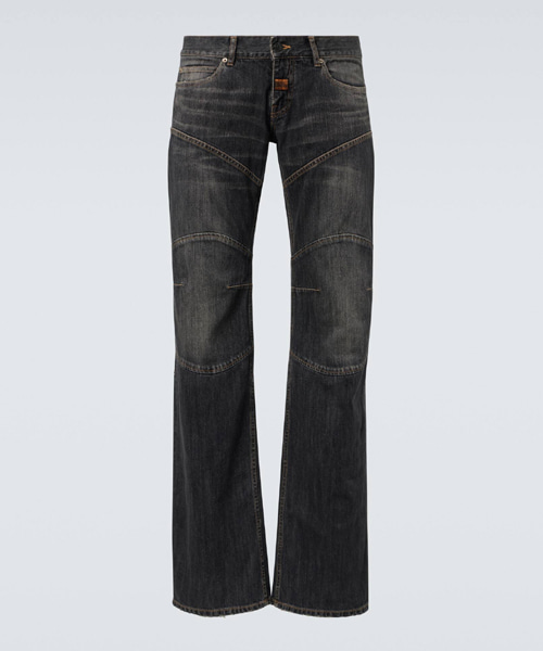 디스트로이드 와이드레그 데님 팬츠