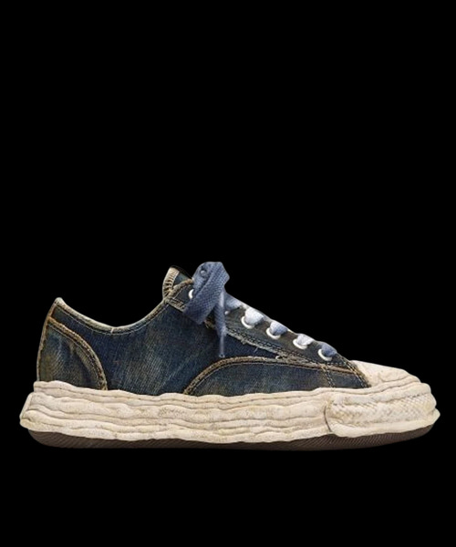 베이커 OG 솔 워시드 데님 로우탑 스니커즈