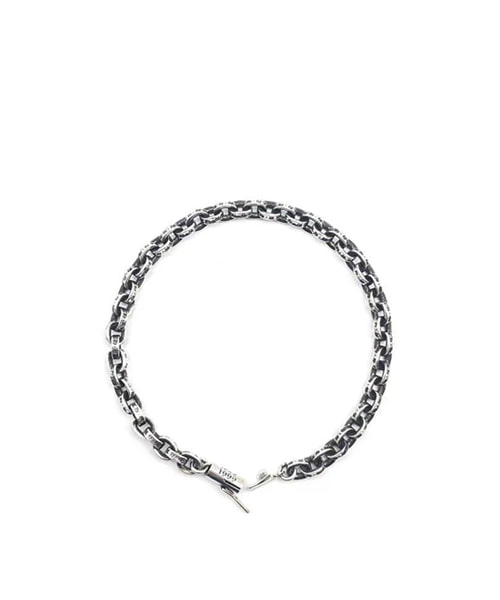 실버 페이퍼 체인 브레이슬릿