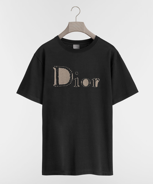 코튼 저지 캐주얼 핏 리버스 티셔츠