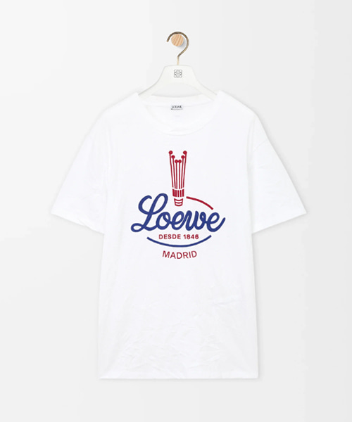 블렌드 숏 슬리브 코튼 티셔츠