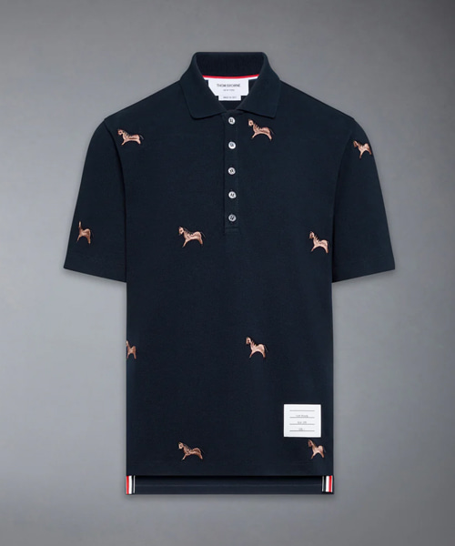 루나 뉴 이어 피케 홀스 엠브로이더리 폴로셔츠