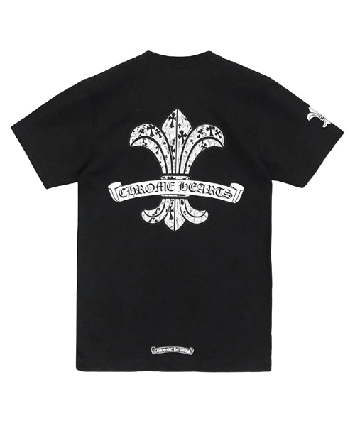 플뢰르 스크롤 로고 티셔츠