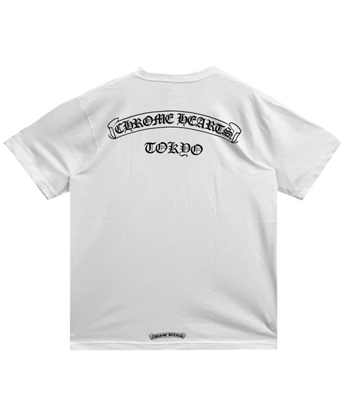 도쿄 익스클루시브 스크롤 라벨 코튼 티셔츠
