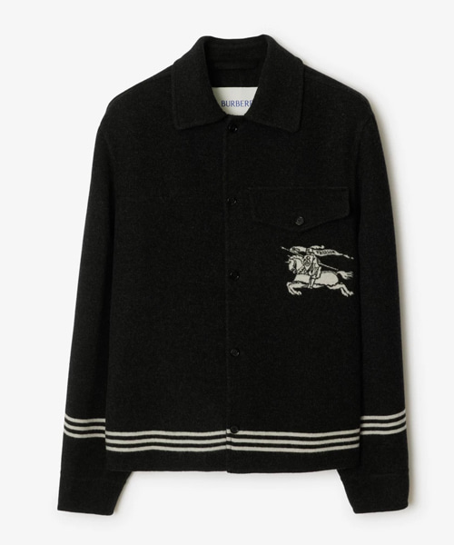 EKD 울 오버사이즈 니트 집업